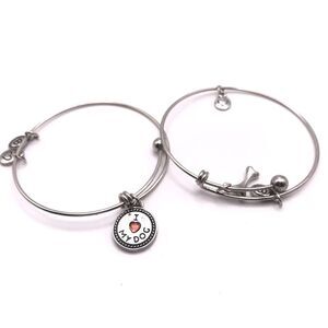 I Love My Dog Charm Bracelet